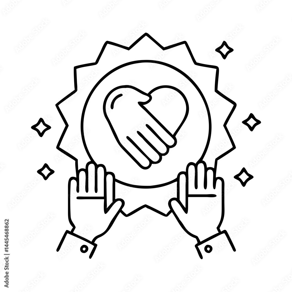 volunteer badge icon, volunteer badge line art - simple line art of volunteer badge, perfect for volunteer badge logos and icons volunteer badge icon, volunteer badge line art - simple line art of volunteer badge, perfect for volunteer badge logos and icons