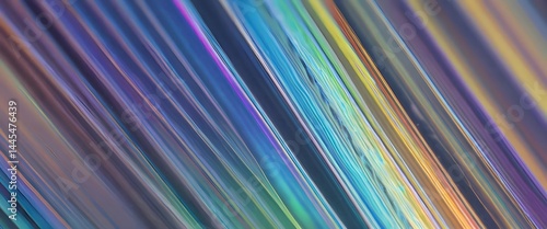 Abstract Iridescent Lines Background