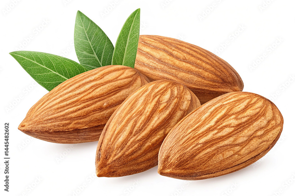 Almonds isolated on transparent background png Almonds isolated on transparent background png