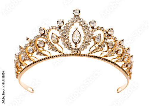 Wallpaper Mural golden tiara isolated on white background PNG Torontodigital.ca