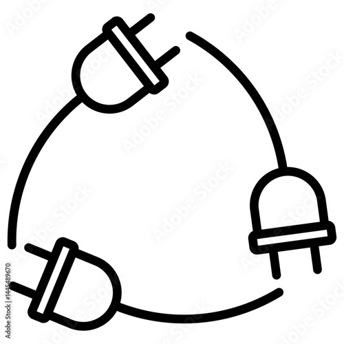 Recycling Simple Icon Vector Illustration Concept