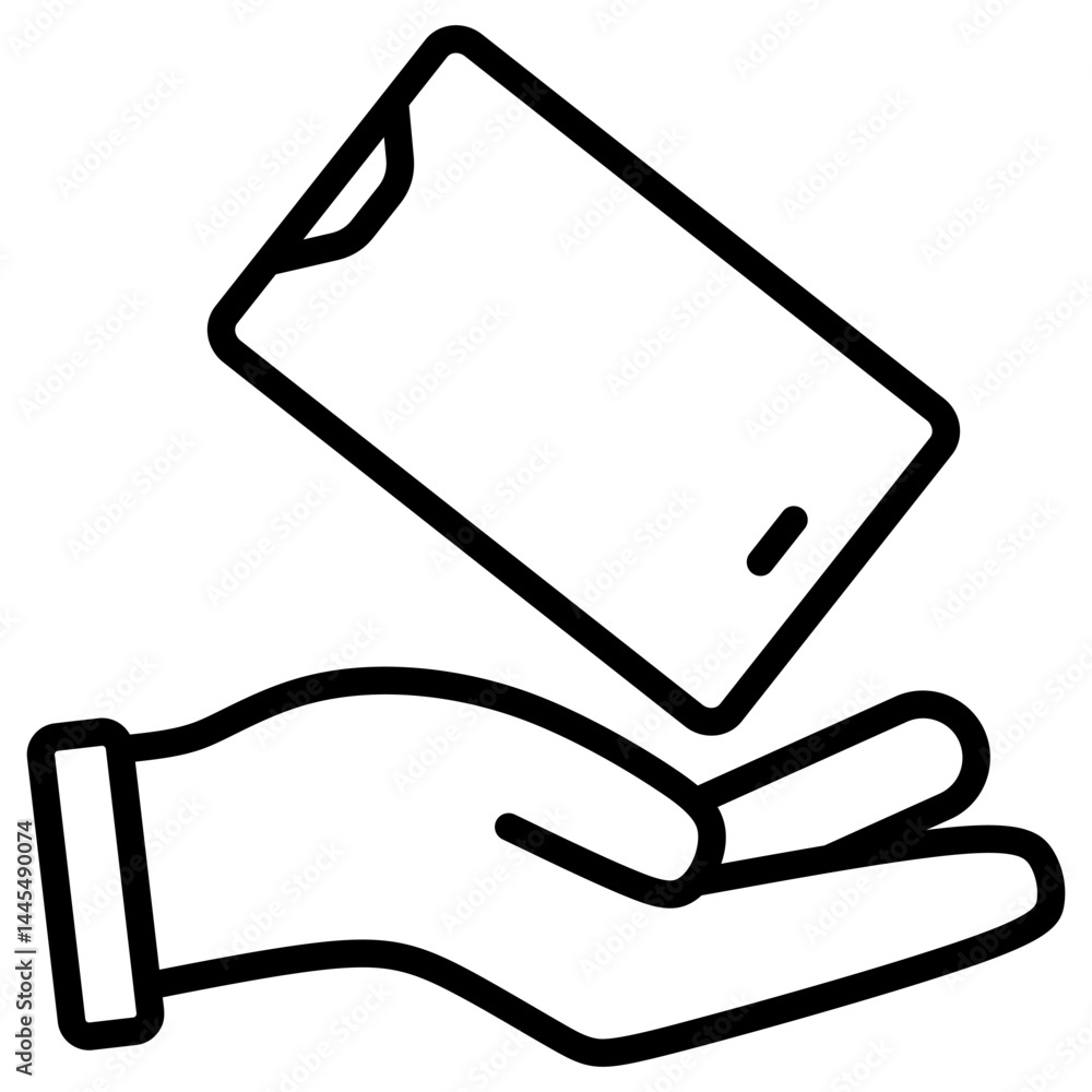 Mobile Service Simple Icon Vector Illustration Concept Mobile Service Simple Icon Vector Illustration Concept