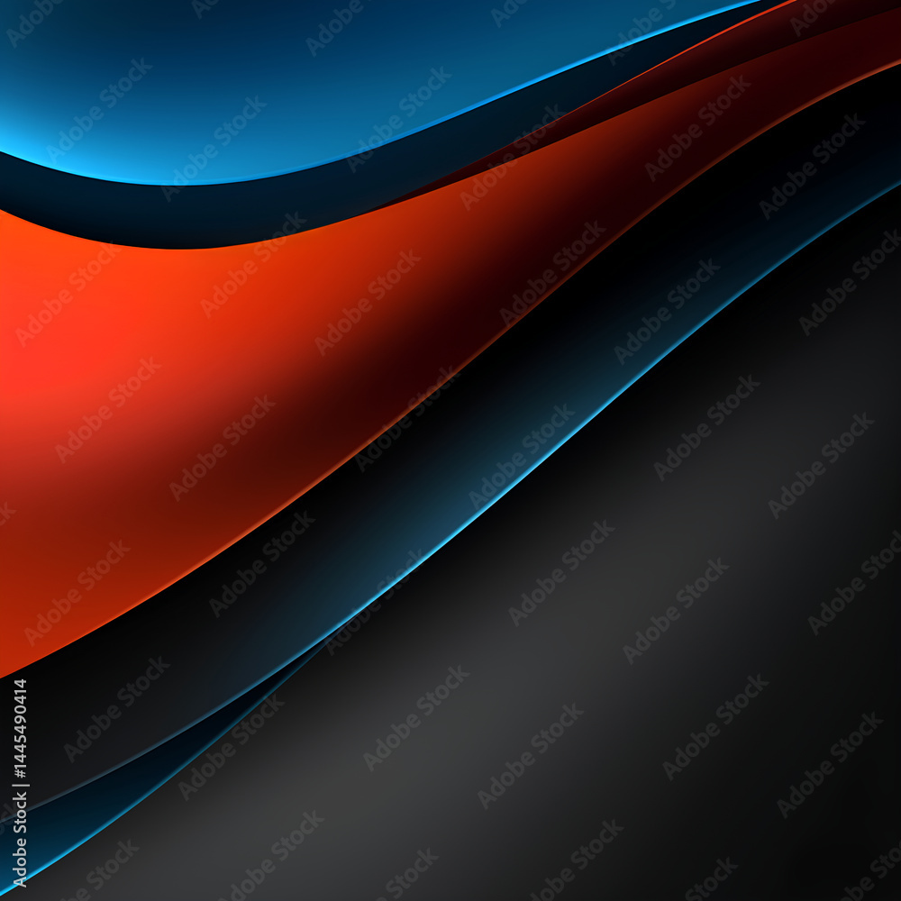 Obraz premium Background with black and blue background in gradient 