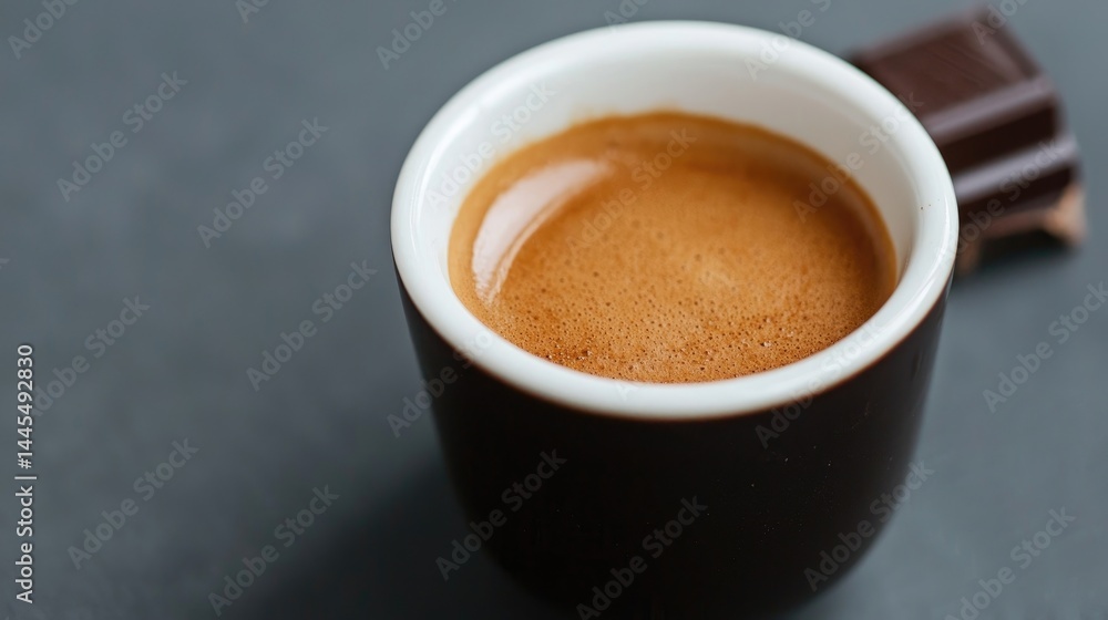 Espresso with a touch of chocolate Espresso with a touch of chocolate