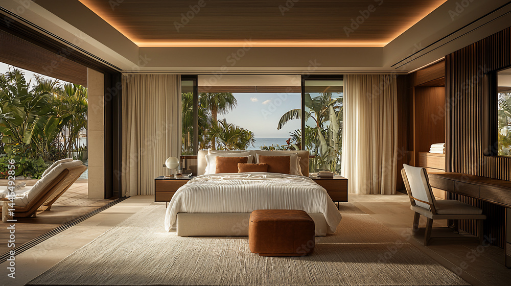 Luxurious Bedroom Ocean View Luxurious Bedroom Ocean View