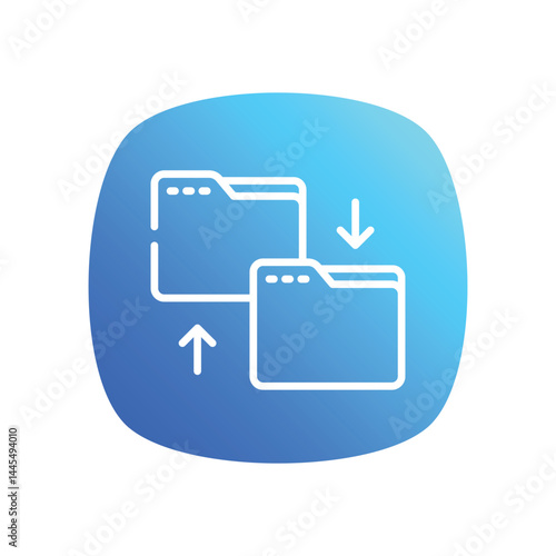 Transfers  Icon vector stock illustration