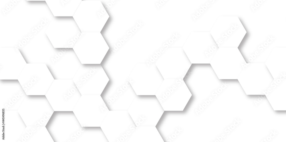Abstract white background with hexagon and hexagonal background.Modern simple style hexagonal graphic concept.abstract 3d hexagonal background with shadow. 3D futuristic abstract honeycomb mosaic. Abstract white background with hexagon and hexagonal background.Modern simple style hexagonal graphic concept.abstract 3d hexagonal background with shadow. 3D futuristic abstract honeycomb mosaic.