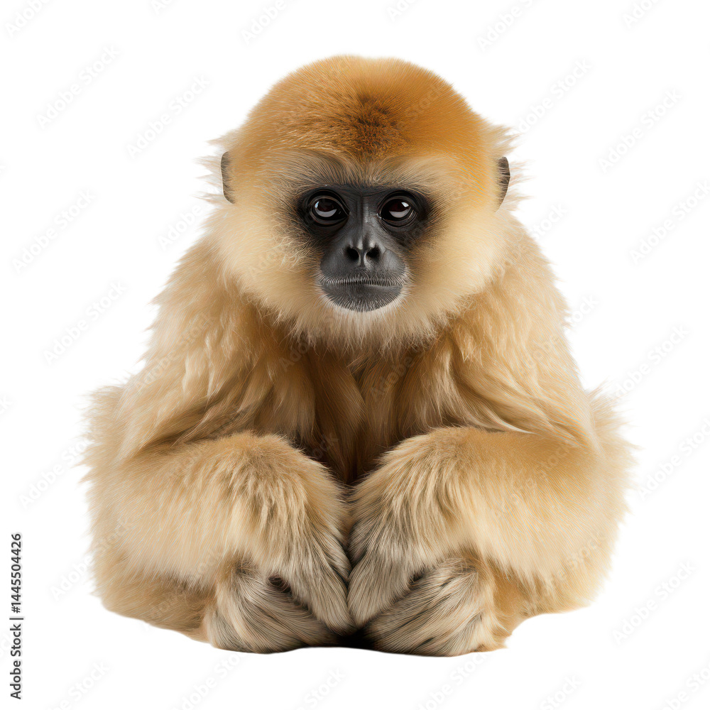 Gibbon isolated on transparent background.png Gibbon isolated on transparent background.png