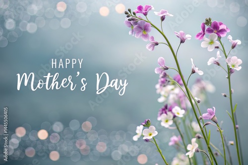 Happy Mother's Day floral greeting card