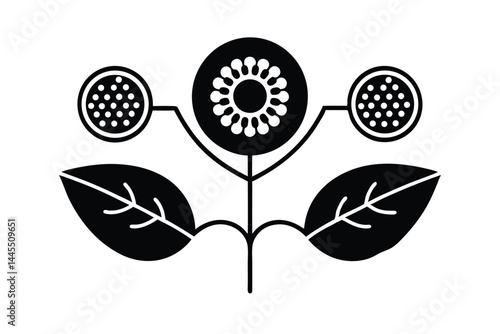 Biological Vector Illustration of Photosynthesis in Plant Cells