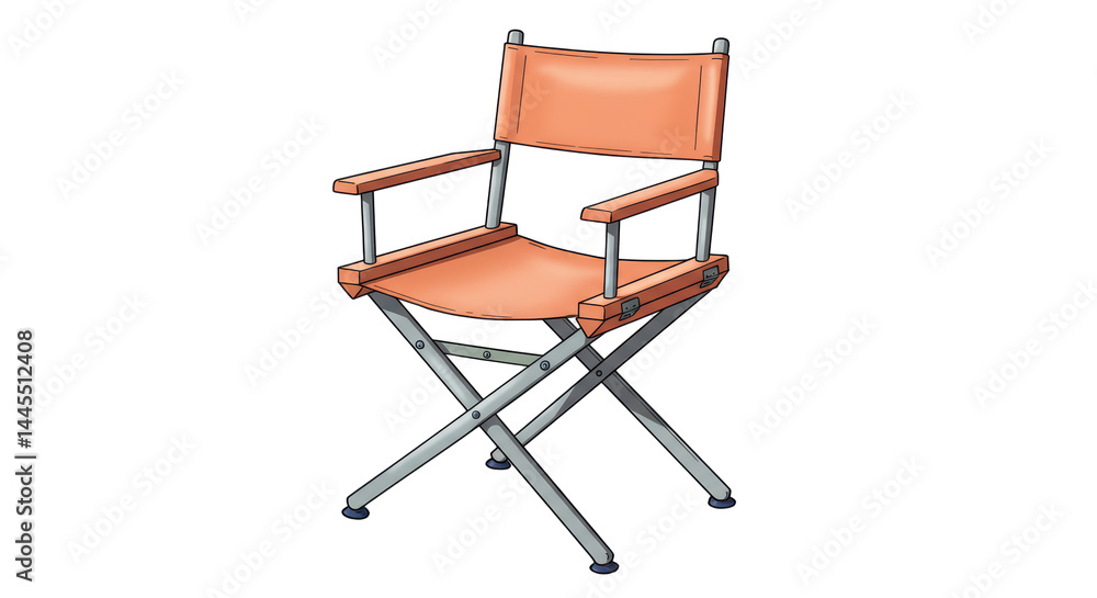 Isolated Directors Chair Isolated Directors Chair