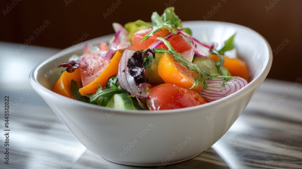 Fresh and vibrant salad bowl Fresh and vibrant salad bowl