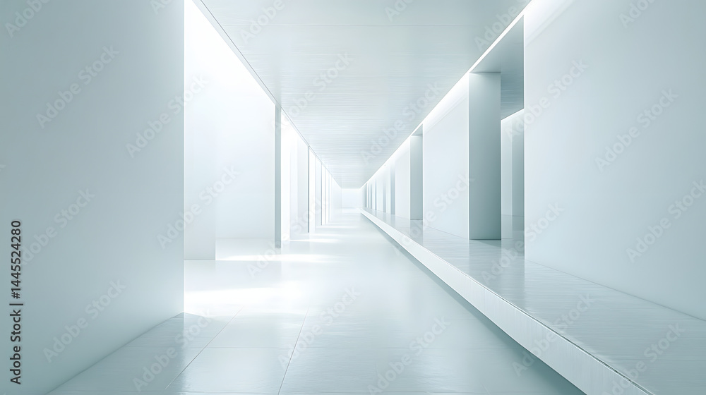 Minimalist architectural design in white space modern interior clean lines bright environment Minimalist architectural design in white space modern interior clean lines bright environment