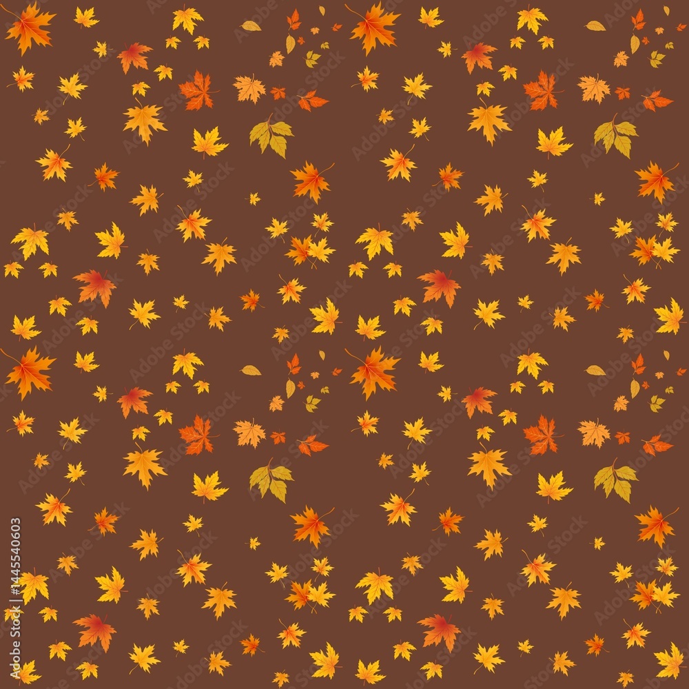 autumn leaves seamless pattern autumn leaves seamless pattern