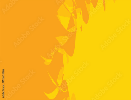 Yellow abstract geometric shapes background design, Yellow pattern background uses for advertising, book page, paintings, printing, mobile backgrounds, book, covers, screen savers, web page,