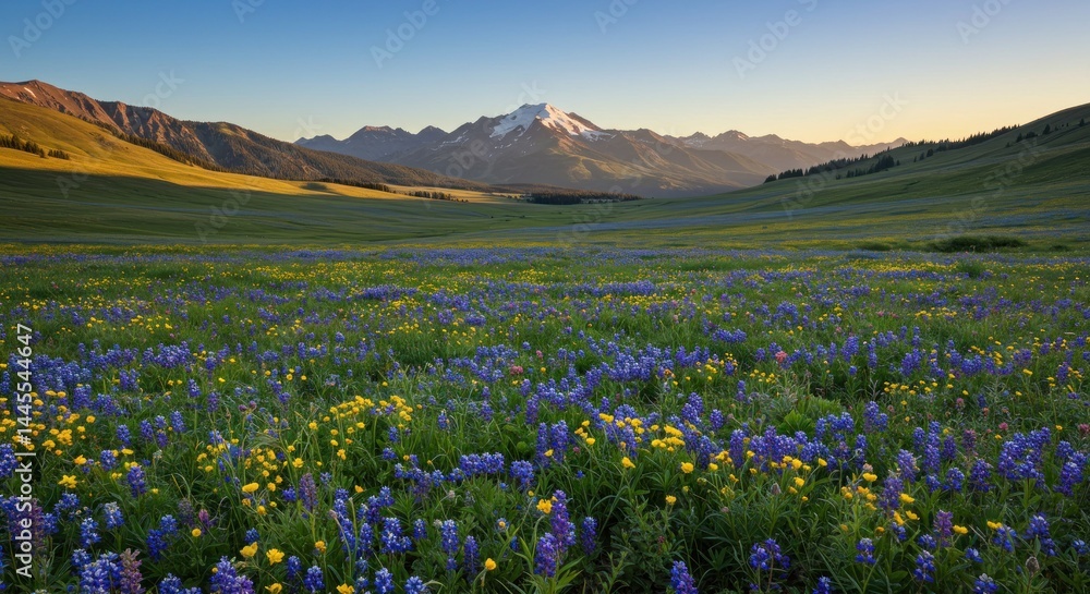 Fototapeta premium Mountain Meadow Photo