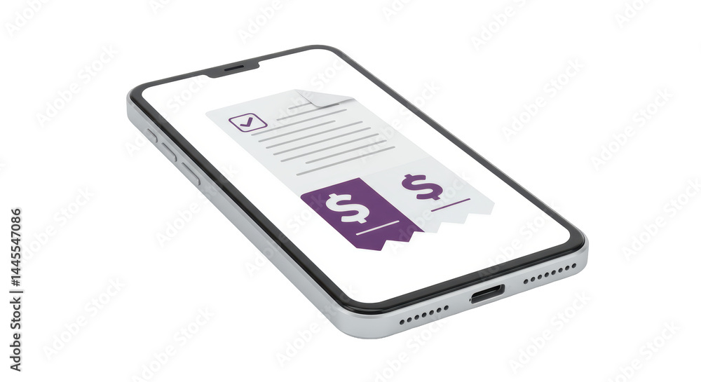 Isolated Phone with Online Bill Isolated Phone with Online Bill