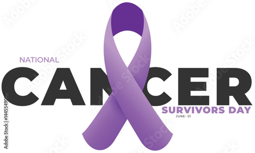 National Cancer Survivors Day. background, banner, card, poster, template. Vector illustration.