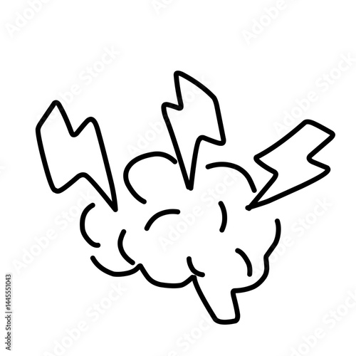 Panic disorder vector icon