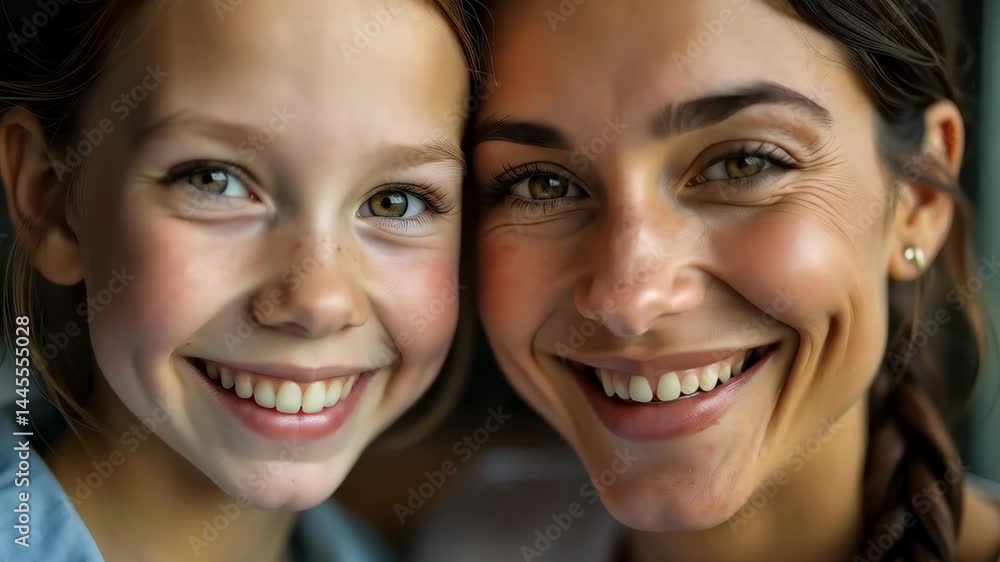 A joyful mother and daughter share smiles and laughter, embracing their special bond on a beautiful sunny day, surrounded by warmth and love A joyful mother and daughter share smiles and laughter, embracing their special bond on a beautiful sunny day, surrounded by warmth and love