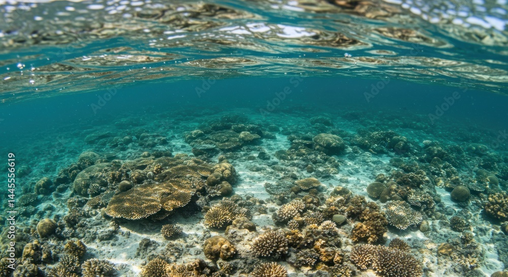 Obraz premium Underwater Coral Reef Photo