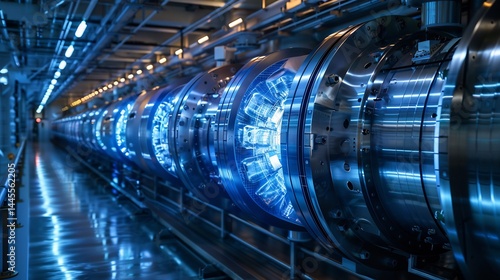 Conceptual fusion reactor generating limitless energy through nuclear fusion