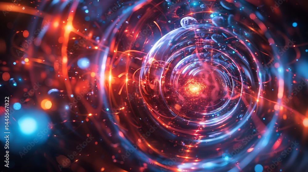 Conceptual image of protons and neutrons exchanging virtual particles Conceptual image of protons and neutrons exchanging virtual particles