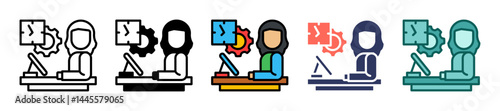 Efficiency multiple icon