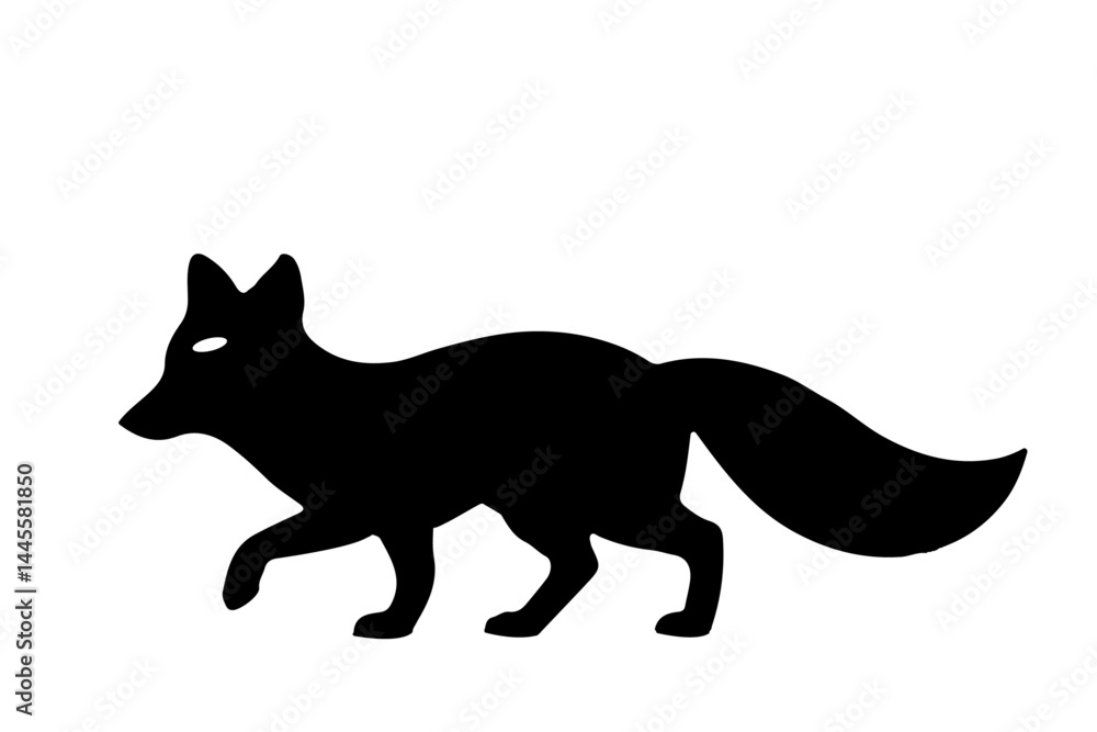 A SMALL FOX IS RUNNING A SMALL FOX IS RUNNING