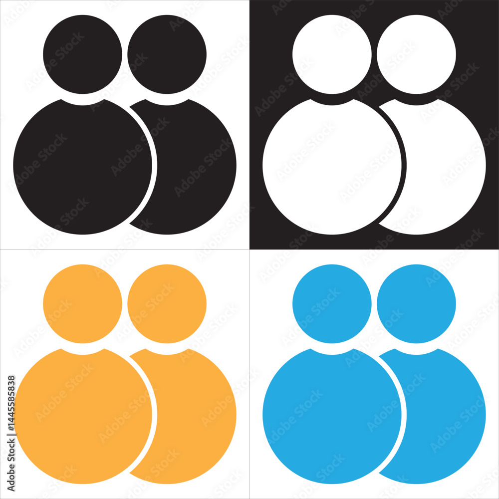 Group of people or group of users or friends icon. vector illustration. EPS 10/AI Group of people or group of users or friends icon. vector illustration. EPS 10/AI