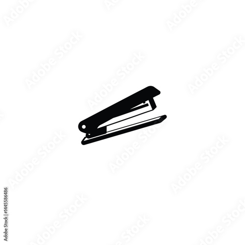 stapler silhouette on white background
