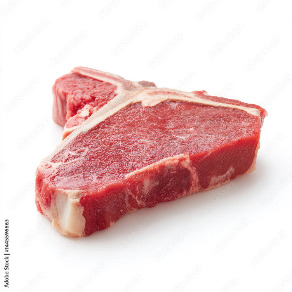 Raw t bone steak Raw t bone steak