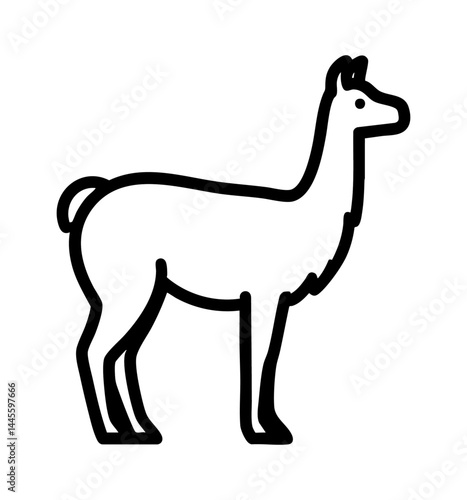 Lama alpaka ikona