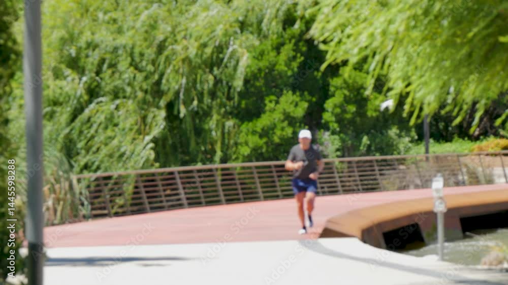 Running by the water Running by the water