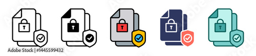 Safety Compliance multiple icon