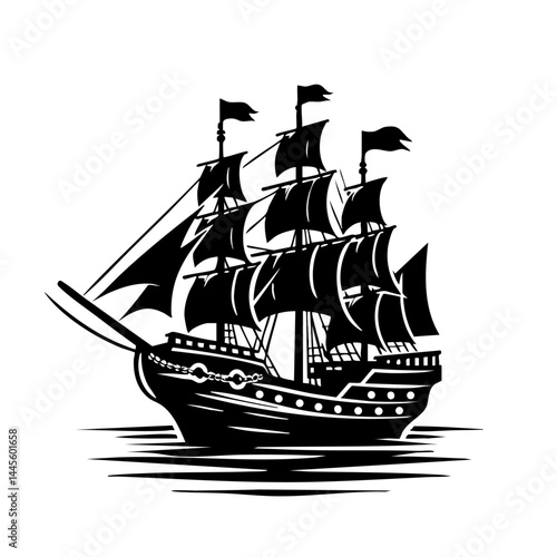 Majestic Sailing Ship: A Nautical Adventure