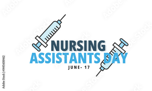 Nursing Assistants Day. background, banner, card, poster, template. Vector illustration.