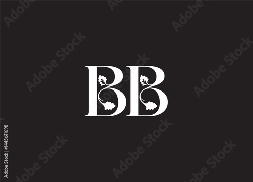 BB Letter Logo Design Template Vector