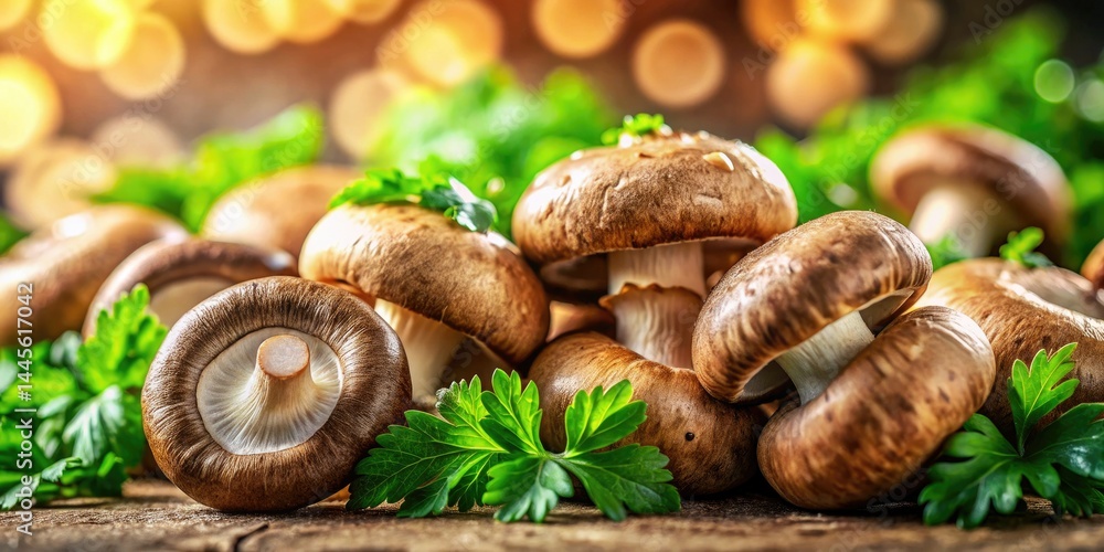 Shiitake Mushroom & Parsley Bokeh Photography: Gourmet Food Images, Fresh Produce, Culinary Still Life, Macro Photography, Bokeh Background Shiitake Mushroom & Parsley Bokeh Photography: Gourmet Food Images, Fresh Produce, Culinary Still Life, Macro Photography, Bokeh Background