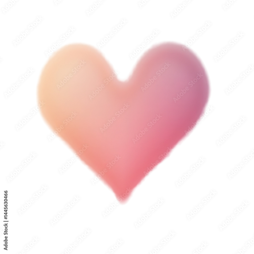 Abstract Romantic Scene with Smooth Color Gradients and Soft Transitions on a White Background Abstract Romantic Scene with Smooth Color Gradients and Soft Transitions on a White Background