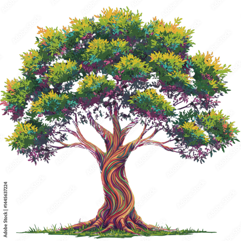 Naklejka premium tree with roots