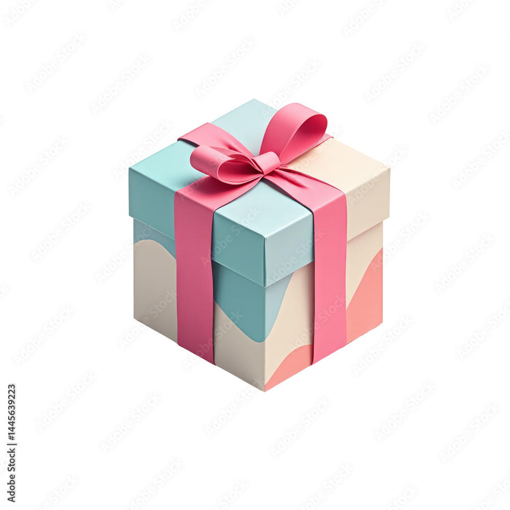 Abstract Flat-Style Gift Box with Bold Pastel Color Fills – An abstract flat-style gift box with bold pastel color fills isolated on a white background. Abstract Flat-Style Gift Box with Bold Pastel Color Fills – An abstract flat-style gift box with bold pastel color fills isolated on a white background.