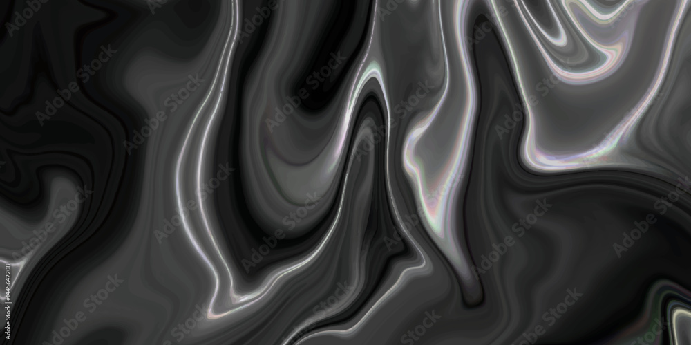 Fototapeta premium Abstract liquid wave background texture. Trendy dark liquid marble style. Ideal for web, advertisement, prints, wallpapers.