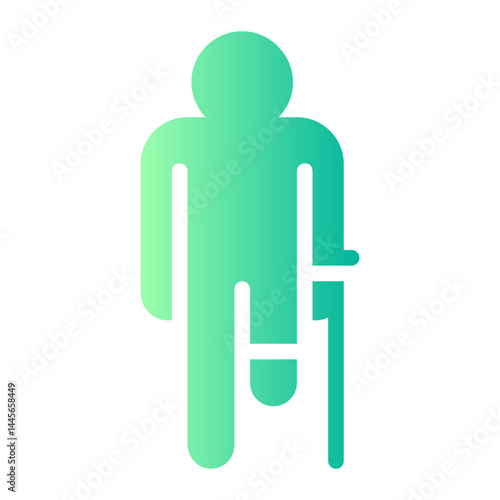 amputation gradient icon