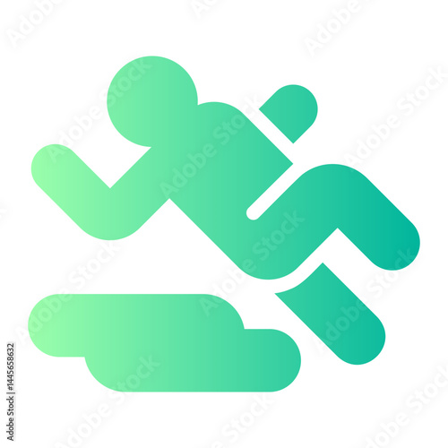 slippery gradient icon