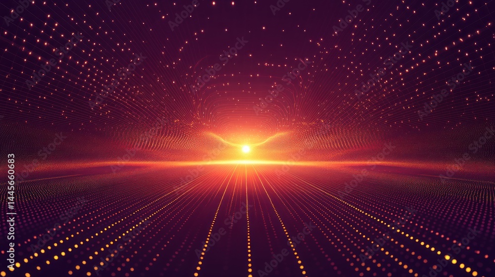 Obraz premium Digital Sunrise