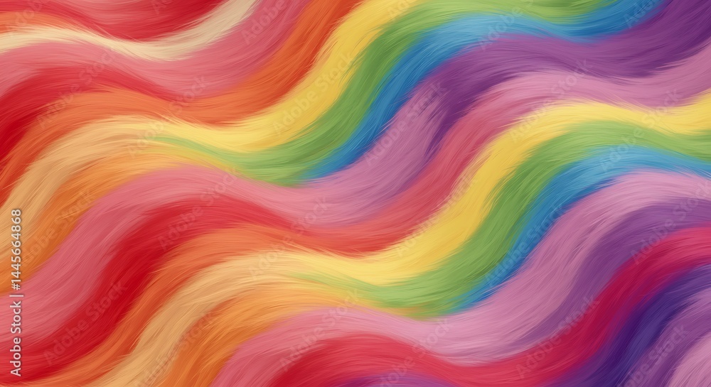 Rainbow's Soft Embrace AI Generated Rainbow's Soft Embrace AI Generated