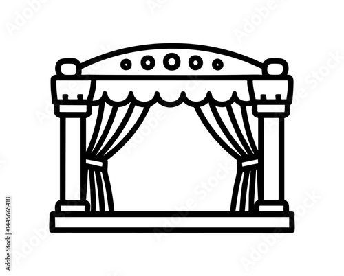 Teatr ikona scena teatralna kultura