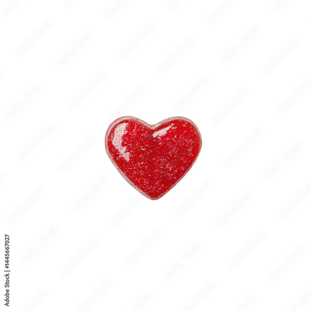 Shiny red heart shaped candy with glossy surface, symbolizing love and sweetness. vibrant color and smooth texture make it visually appealing and delightful Shiny red heart shaped candy with glossy surface, symbolizing love and sweetness. vibrant color and smooth texture make it visually appealing and delightful