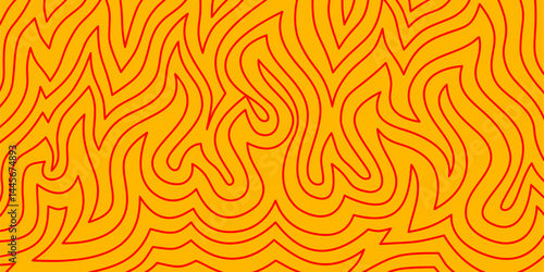 Fire Background. flame Background. doodle fire background. Flame Seamless Pattern. Background with fire lines. Outline of flames background. Continuous fire line design. Flame outline background.